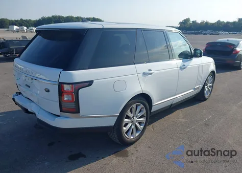 2016 Land Rover Range Rover 3.0L V6 Turbocharged Diesel Hse Td6 from USA, damaged, VIN SALGS2KF4GA263353